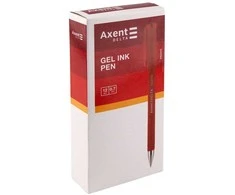 Gelinis rašiklis AXENT Delta, 0.7mm, raudonos sp.