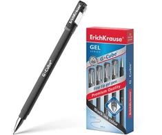 Gelinis rašiklis G-CUBE, ErichKrause, 0.5 mm, juodos sp.
