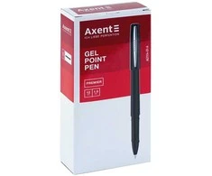 Gelinis rašiklis PREMIER, Axent, 1.0mm, juodos sp.