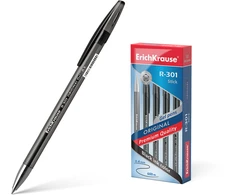 Gelinis rašiklis R-301 ORIGINAL, ErichKrause, 0.5 mm, juodos sp.