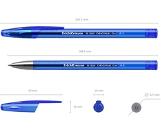 Gelinis rašiklis R-301 ORIGINAL, ErichKrause, 0.5 mm, mėlynos sp.