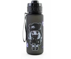 Gertuvė GIRL, Maxi, 500ml, su užrakinamu dangteliu, juodos sp. tritano plastikas