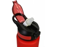 Gertuvė JET, Optima, 1000ml, su užrakinamu dangteliu, raudonos sp. tritano plastikas