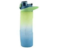 Gertuvė KITE, 760ml, su užrakinamu dangteliu, mėlynos/žalios sp. tritano plastikas