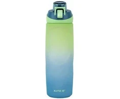 Gertuvė KITE, 760ml, su užrakinamu dangteliu, mėlynos/žalios sp. tritano plastikas