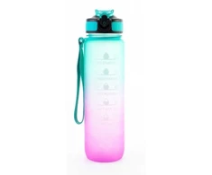 Gertuvė OPTIMA, 1000ml, su užrakinamu dangteliu, mėtų/rožinės sp.