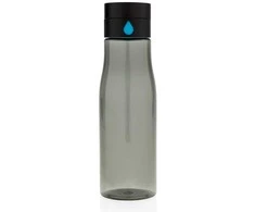 Gertuvė XD XCLUSIVE, 600ml, fiksuojanti išgerto vandens kiekį, permatomas juodos sp. tritano plastikas