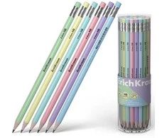 Grafitinis tribriaunis pieštukas PASTEL, ErichKrause, HB, su trintuku