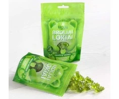 Obuolių skonio guminukai Broliai lokiai 100 g