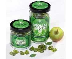 Guminukai BROLIAI LOKIAI, obuolių skonio, su medumi, stiklainyje, 250 g
