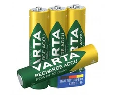 Įkraunamos baterijos VARTA Recharge Accu Power, AAA (R03), 1000 mAh, 4 vnt.