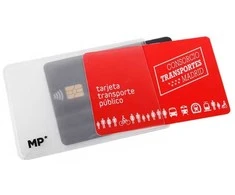 Įmautės kortelėms MP, 93x62mm, 160mkr, skaidrios, dvipusės, 5 vnt.