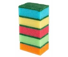 Indų kempinėlės EWI MARK, 70x100x30mm, 5 vnt.