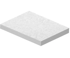 Įrišimo nugarėlės FOROFIS, A4, 230gsm, odos imitacija, 100 vnt., baltos sp.
