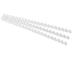 Įrišimo spiralės FOROFIS, 10mm, plastikinės, 100 vnt., baltos sp.