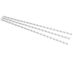 Įrišimo spiralės FOROFIS, 8mm, plastikinės, 100 vnt., baltos sp.