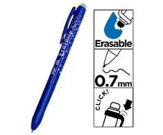 Ištrinamas automatinis gelinis rašiklis MP, 0.7mm, mėlynos sp.
