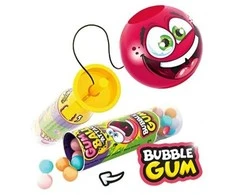 Įvairių vaisių skonio kramtomoji guma su žaisliuku JOHNY BEE Gumball Attack, 10 g
