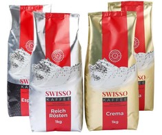 Kavos pupelės CREMA, Swisso Kaffee, 1kg