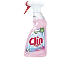 Langų valiklis CLIN Streak Free Windows &amp; Mirrors Peony, 500 ml