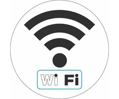 Lipnus Ženklas WIFI ZONA, 90x90mm