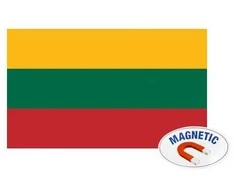 Magnetinis lipdukas LIETUVOS VĖLIAVA, 100x60mm