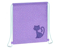Maišelis sportinei aprangai GLITTER CAT, Starpak, 330x390 mm