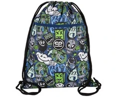 Cool Pack Sportinis krepšys COOLPACK MONSTER TEAM, juodos/įvairių sp.