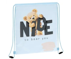 Maišelis sportinei aprangai NICE TO BEAR YOU, Starpak, 330x390 mm