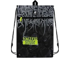 Maišelis sportinei aprangai STREET STYLE, Kite, 460x330mm