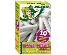 Mokyklinė kreida, Jolly, 10 vnt., baltos sp.