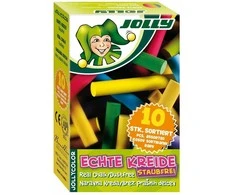 Mokyklinė kreida, Jolly, 10 vnt., įvairių sp.
