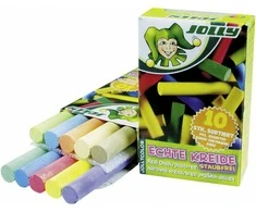 Mokyklinė kreida, Jolly, 10 vnt., įvairių sp.