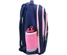 Coolforschool Mokyklinė kuprinė CFS, 2-jų skyrių, 430x310x195mm, 950g, mėlynos/rožinės sp.