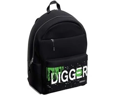 Mokyklinė kuprinė DIGGER, ErichKrause, 20L, 560g, su USB jungtimi