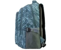 Mokyklinė kuprinė MAXI, 3-jų skyrių, 440x310x175mm, 750g, mėlynos sp.
