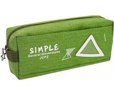 Penalas JCPZ SIMPLE, 200x85x40mm, su 2-iem skyriais, žalios sp.