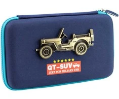 Penalas JEEP 3D, Qitong, 120x205x25 mm, mėlynos sp.