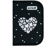 Penalas Juodas&amp;Sidabrinis, Kite, 205x140x40mm, su 2-iem atvartais
