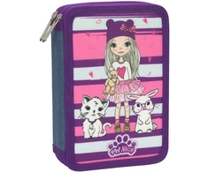 Penalas PET SHOP, CoolForSchool, 205x140x45 mm, su 2-iem atverčiamais skyriais