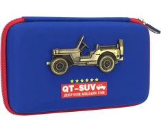 Penalas QITONG 3D JEEP, CoolForSchool, 120x205x25mm, mėlynos sp.