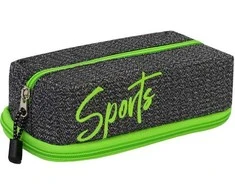 Penalas SPORTS, CoolForSchool, 230x105x75mm, pilkos/žalios sp.