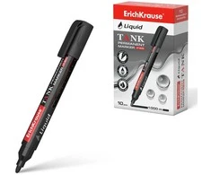 Permanentinis žymeklis LIQUID LP-600, ErichKrause, 0.8-2.25mm, juodos sp.