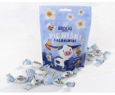 Pieniški saldainiai su medumi BROLIŲ MEDUS, 100 g