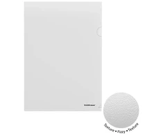 Plastikiniai L formos aplankai FIZZY CLASSIC, ErichKrause, A4, 140 mkr, 12 vnt., skaidrūs