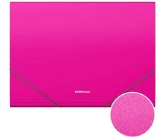 Plastikinis dėklas su skyriais Matinis VIVID, ErichKrause, A4, 700mkr, 12 skyrių, su guma, 4 sp.