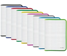 Plastikinis dėklas su užtrauktuku EconoMix, A4, 500 mkr, žalios sp. užtraukt.