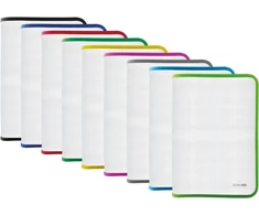 Plastikinis dėklas su užtrauktuku ECONOMIX, B5, 500 mkr, žalios sp. užtraukt.