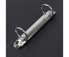 Plastikinis segtuvas AXENT, A4, 700mkr, 25mm, su 2-iem žiedais, juodos sp.