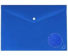 Plastikinis vokas su spaustuku, EconoMix, A4, 180mkr, nepermatomas, įvairių sp.